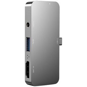 4 In 1 Usb Hub Type-C Docking Station Hd 4K Hdmi Usb + Pd Opladen Hub
