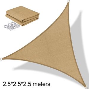 Driehoekige Schaduw Tuin Waterdicht Uv Zonnescherm Zeil Onderdak Zonnescherm Zwembad Luifel Voor Outdoor Camping Picknick Tent