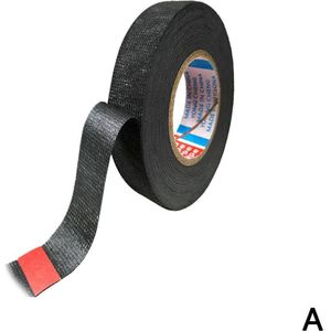 1Pcs Auto Harnas Tape Hittebestendige Lijm Doek Voor Auto Weefgetouw Fluwelen 9/15/19/25/32Mm Bescherming Tool Kabel Tape Bedrading R4D9