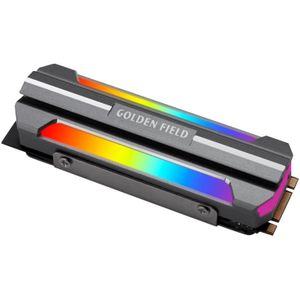 Thuis Desktop Pc Warmteafvoer Koeler Accessoires 5V 3pin Kantoor M.2 2280 Argb Ssd Heatsink Radiator Thermische Pad Professionele
