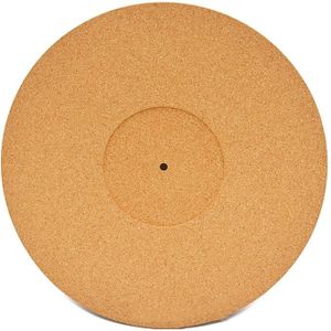 Abzb-Kurk Lp Slip Mat Anti-Statische Slipmat Voor 12 Inch Lp Vinyl Record Kurk Draaitafel Platter Mat