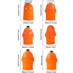 1 Set Siliconen Vinger Beschermer Met Mes Voor Fruit Groente Duim Mes Vinger Guard Keuken Gadgets Keuken Accessoires