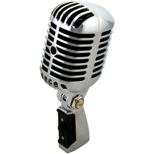 Professionele Bedrade Vintage Klassieke Microfoon Goede Dynamic Moving Coil Mike Deluxe Metal Vocal Oude Stijl Ktv Mic Mike