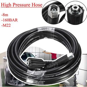 8 Meter Hogedrukreiniger Water Cleaning Hose Extension Slang M22 160 Bar Hogedrukreiniger Wasstraat