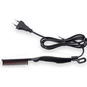 Elektrische Kam Baard Stijltang 30S Snelle Verwarmde Borstel Styler Reizen Haar Styler Snel Warm-Up Stijltang tp # S