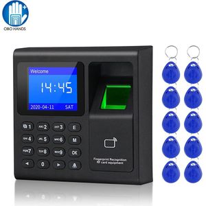 1.8Inch Biometrische Vingerafdruk Tijdregistratie Systeem Klok Recorder Opname Apparaat Elektronische Machine F30