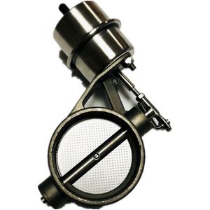 1Set Rvs Controle Uitlaatklep/Uitsparing Draadloze Afstandsbediening Schakelaar Voor Auto Uitlaat Controle Set 51.60.63.70.76MM
