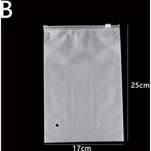 Ziplock Zak Matte Plastic Pakket Tas Rits Lock Opslag Pouch Zak T-shirts/Kleding/Schoenen/Make Up Verpakking bag Organizer
