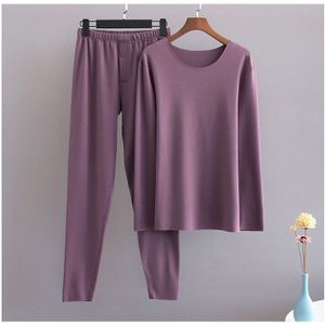 Winter Mannen Thermisch Ondergoed Plus Pluche Mannen Lange Onderbroek Set WD004