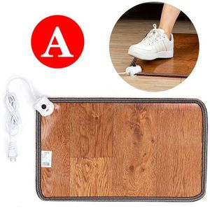 3 Style Verstelbare Lederen Verwarming Voet Mat Warmer Elektrische Verwarming Voeten Been Warmer Tapijt Thermostaat Home Office Warming Gereedschap