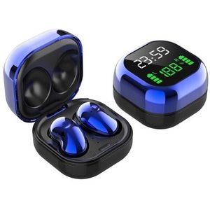S6 Plus Tws Comfortabele Mini Knop Bluetooth Koptelefoon High-End Waterdichte Hifi Sound Binaural Call Oortjes 9D Sport Oordopjes