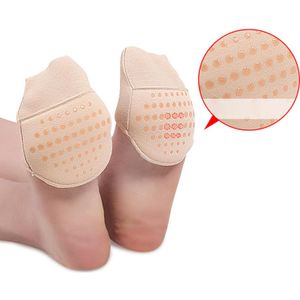 1 Paar Onzichtbare Vrouwen Teen Cover Met Padding Teen Topper Antislip Bodem Herbruikbare Met Kussen Zacht Voor pijnbestrijding Lopers