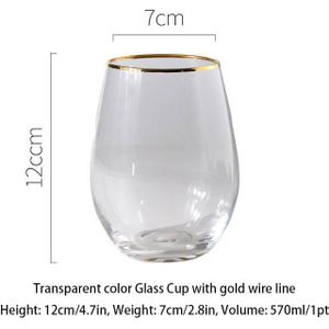 1pcs Starry Glas Cup Tumbler Glazen Kopjes Vruchtensap Bier Cup Glas Onbreekbaar