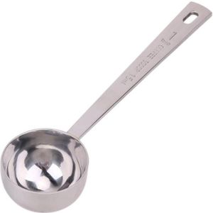 15 Ml/30 Ml Metalen Maatlepel Koffie Scoop Dikker Roestvrij Staal Glad Lange Handvat Eetlepel Melk Lepels Keuken bar Gereedschap