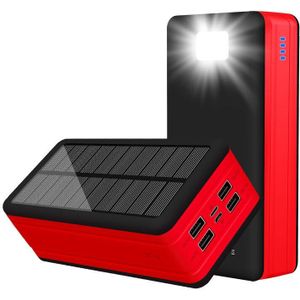 99000Mah Solar Power Bank Draagbare Oplader Grote Capaciteit Outdoor Waterdichte 4USB Pover Bank Voor Xiaomi Samsung Iphone