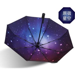 Mode Compact Opvouwbare Paraplu Winddicht Reizen Paraplu Zwarte Lijm Anti UV Coating voor vrouwen mannen Auto Open Close