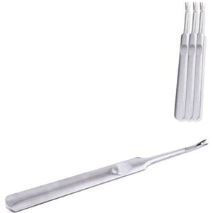 Cuticula Trimmer Rvs, Dode Huid Vork Trimmer Cutitle Vrouwen Manicure Nail Tool