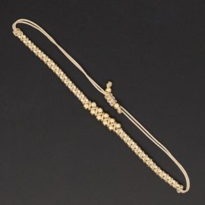 Go2boho Mode Japanse Gouden Kralen Armbanden Touw Gevlochten Geweven Verstelbare Handgemaakte Koord Armband Sieraden Voor Vrouwen