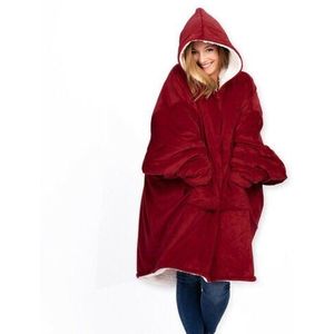 Oversize Hoody Sweatshirt Sofa Deken Voor Vrouwen Hoodie Sweatshirt Sherpa Jassen Comfy Trui Kerst Sudadera Mujer