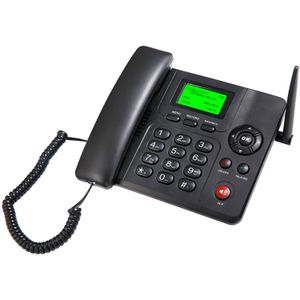 Vaste Draadloze Telefoon Desktop Telefoon Sim Tf Card 3G Draadloze Telefoon Met Antenne Radio Wekker Sms Auto-opname Functie Neer