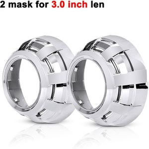 3/2.5 Inch Projector Lens Masker Installeren Projector Lens Lijkwade Voor Q5 Hella 5 Bi-Xenon Hid len Lhd Rhd Koplamp Auto Styling