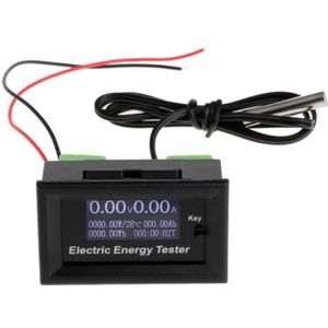 Dc 120V 20A Digitale Dc Voltmeter Stroom Spanning Meter Lcd Energy Tester Lader Ampèremeter Accu Voeding Capaciteit