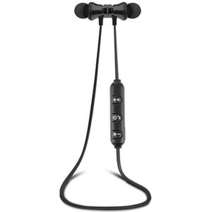 S8 Draadloze Magnetische Bluetooth Oortelefoon Draadloze Sport Hoofdtelefoon Stereo Bass Muziek Oortjes Met Microfoon Headset