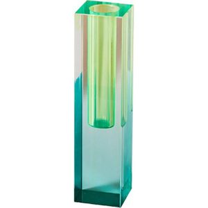 Modern Regenboog Kleur Bud Vaas Tafelblad Glas Vazen Luxe Decoratieve Acryl Crystal Nordic Kamer Decoratie Thuis