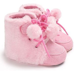 Pasgeboren Baby Jongens Meisjes Zachte Tong Schoenen Winter Warme Laarzen Anti-Slip Sneakers 0-12M Laarzen