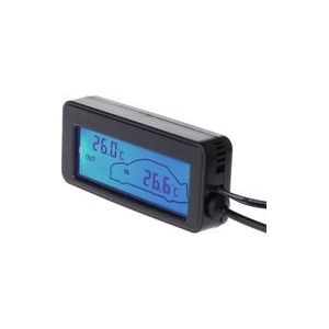 Kleur Lcd Auto Digitale Thermometer Mini 12V Voertuigen Termometro Monitor Auto Interieur Exterieur Temperatuur Meter 1.5M Kabel Sensor