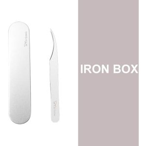 Brainbow Valse Wimpers Pincet Rvs Zilveren Tang Hoge Precisie Pincet Professionele Wimper Enten Gereedschap