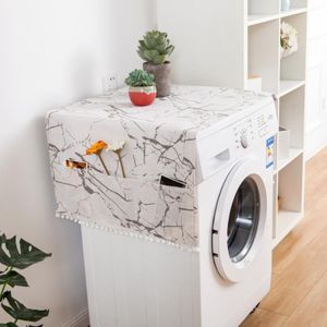 Aankomst Wasmachine Cover Huis Keuken Magnetron Covers Linnen Katoen Meubels Stof Die Doek ZC037