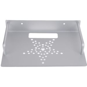 Wall Mount Storage Tv Box Router Plank Set-Top Box Beugel Houder Mini Pc Dvd-speler Stand Rack Aluminium single-Layer Ruimte