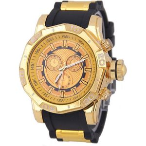 Explosieve Mode Sport Horloge Schijf Shhors 1502 Horloge Legering Gouden Horloge Rotary Horloge