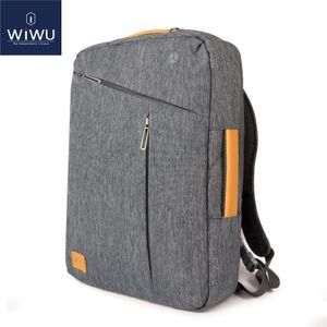 Wiwu Laptop Rugzak 17.3 16 15.6 15.4 14 Waterdichte Rugzak Lederen Tas Voor Macbook Pro 15 16 Mannen rugzak Laptop Tas