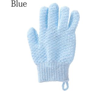 1Pc Praktische Bad Handschoen Groen Rood Duurzaam Viscose Fiber Cleaner Exfoliërende Handschoen Body Douche Scrubber Handdoek Koreaanse Italië
