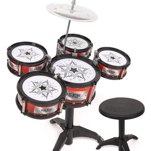 Draadloze Instrument Speelgoed Voor Meisjes Jongen Baby Klassieke Jazz Drum Drum Kit Kinderen Muzikale Kids Party Lied