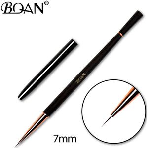 Bqan Sandelhout Nagelborstel Gel Penselen Nail Art Uv Gel Polish Verf Nail Art Borstel Gesneden Bloemen Manicure Nail Gereedschap met Cap