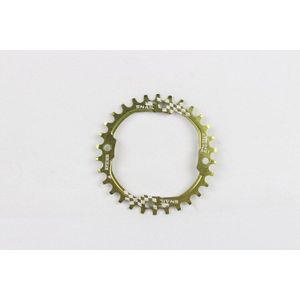 SLAK MTB Mountainbike Ronde Kettingblad 30T 104BCD Tand Plaat Enkele Schijf Kettingwiel Positieve Negatieve Smalle Brede Chain Ring