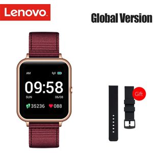 Lenovo S2 Smart Horloge 1.4 ""240X240 Fitness Tracker Calorie Stappenteller Slaap Hartslagmeter Smartwatch Mannen Vrouwen Band