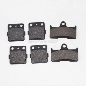 Voor & Achter Remblokken 2002 fit voor Yamaha Grizzly 660 4x4 YFM660F Semi-Metallic