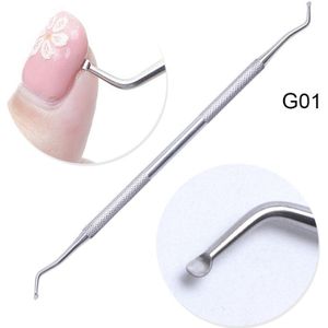 7 Stijl Dual End Ingegroeide Teennagel Bestand Lepel Nagel Groove Correctie Lifter Cleaner Cuticle Remover Pusher Pedicure Tool Voetverzorging