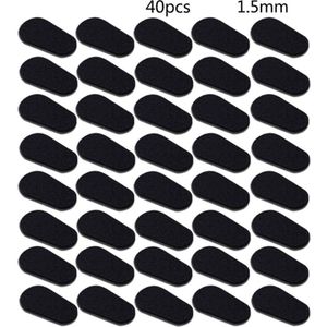 40Pcs Zacht Schuim Neus Pads Zelfklevende Lenzenvloeistof Eva Neus Pads Anti-Slip Glazen Geen Makeup Neus Pads brillen Nosepads Jy06 21