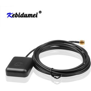 Kebidumei Auto Gps Ontvanger Sma Conector 3M Kabel Gps Antenne Auto Auto Antenne Adapter Voor Dvd Navigatie Nachtzicht camera