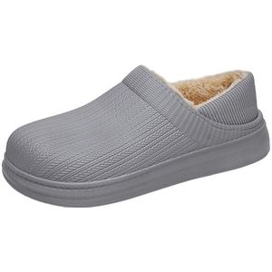 Mannen Winter Eva Slippers Waterdichte Indoor Casual Warm Pluche Slippers Mode Katoen Bont Slippers Thuis Slippers Mannen Schoenen