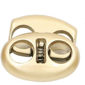 Jod Metalen Koordvergrendeling Voorjaar Gesp Pig Nose Labels Pull Touw Knop Kledingstuk Accessoire Accessoires Stop Touw Gesp Elastische