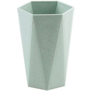 Stro Cup Wassen Diamant Vorm Huishoudelijke Badkamer Eenvoudige Diamanten Borstelen Cups Paar Tand Cilinder Mond Tand Cup