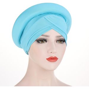 Donut Tulband Caps Voor Vrouwen Chemo Hoed Islamitische Katoen Hoofddoek Hoed Vrouwelijke Hoofdband Tulbanden Moslim Cap Vrouwelijke Headwraps Hoed