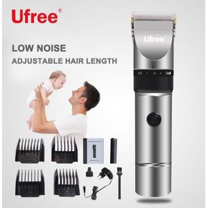Professionele Elektrische Tondeuse Kapper Shop Huishoudelijke Mannen Kind Verstelbare Keramische Blade Low Noise Baard Trimmer Haircut Tool