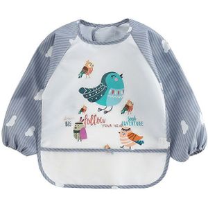 Baby Slabbetjes Waterdichte Kid Eten Kleding Kinderen Lange Mouwen Voeden Kiel Bib Baby Schort Bandana Bebes Slabbetjes